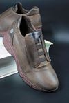 Mammamia - 6245 Kahverengi Kadın Dolgu Topuk Günlük Ayakkabı