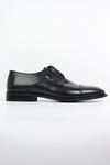 Fosco - 2948 Siyah Cilt Hakiki Deri Erkek Klasik Ayakkabı
