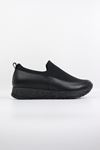Koçyiğitler - 022 Siyah Düz Stretch Kadın Günlük Ayakkabı